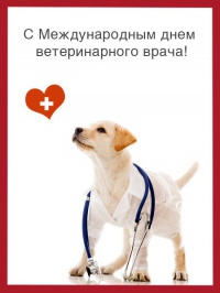 С Международным днем ветеринарного врача!